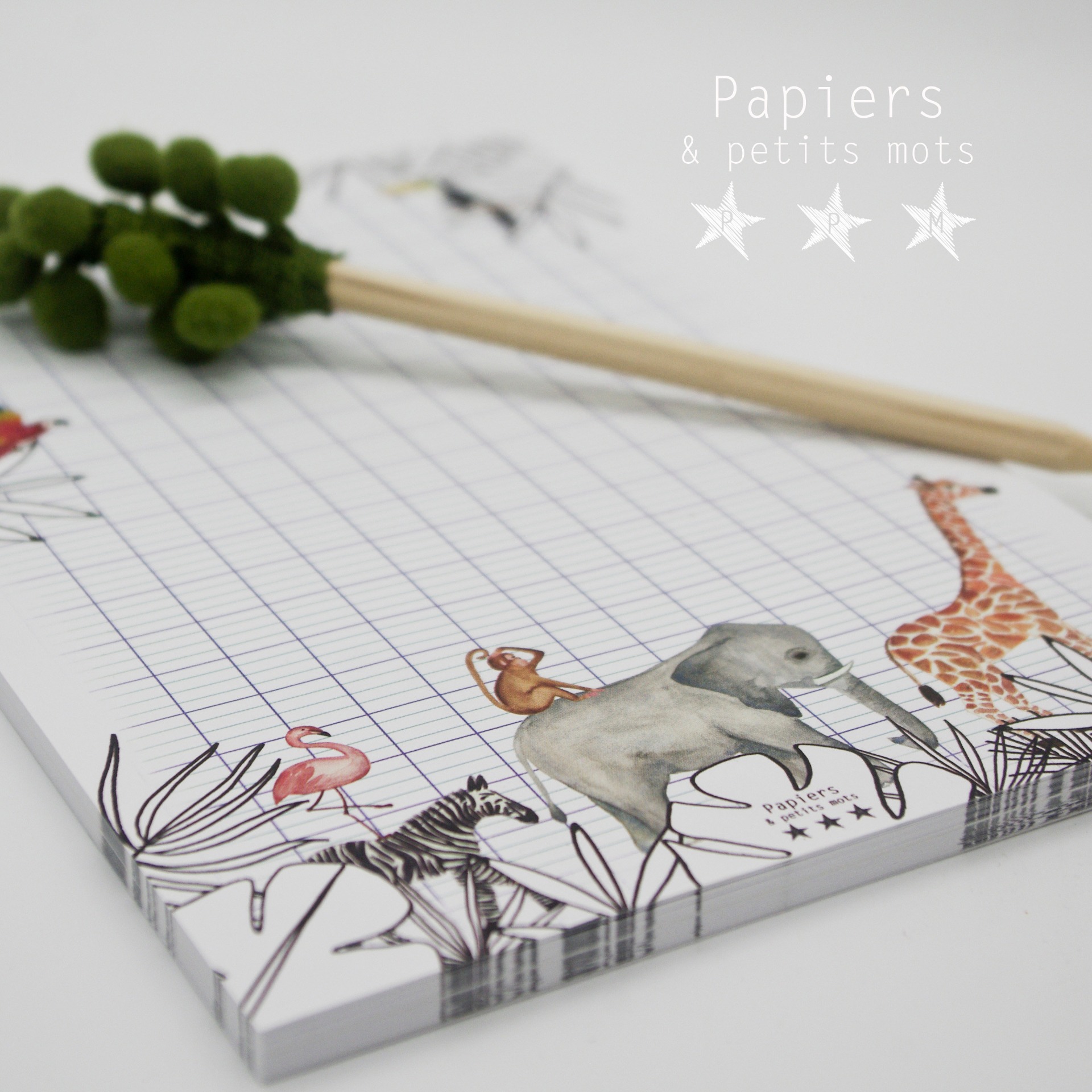 Petit + : Vous pouvez trouver de super petit bloc note, pour pas cher afin de noter vos mots de remerciement 